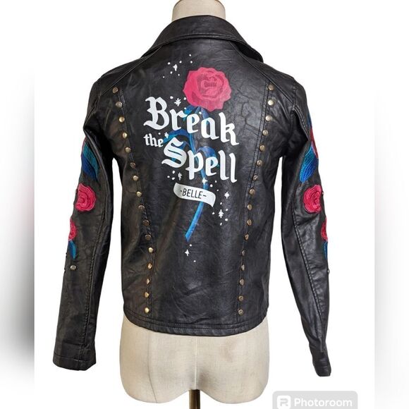Disney Beauty and the Beast Belle Faux Leather Jacket - Picture 1 of 7